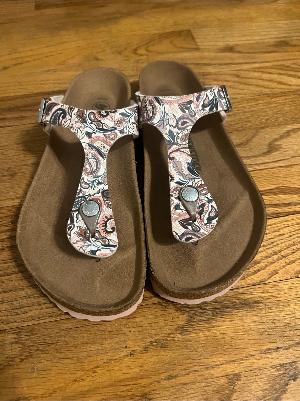 Birkenstock Gizeh Floral Paisley Sandals